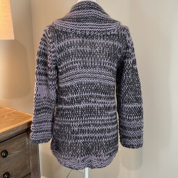 Berretti M Wool Alpaca Mohair Sweater Cardigan Button Chunky Made in Italy MED - Picture 7 of 16